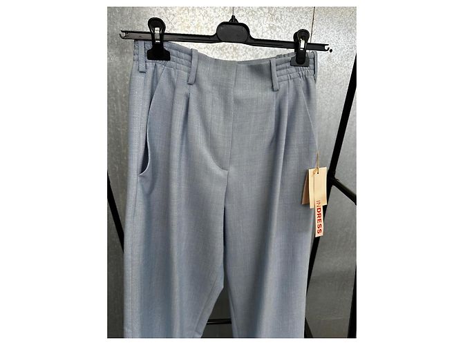 Calça Indress Azul de Lã - vista 2