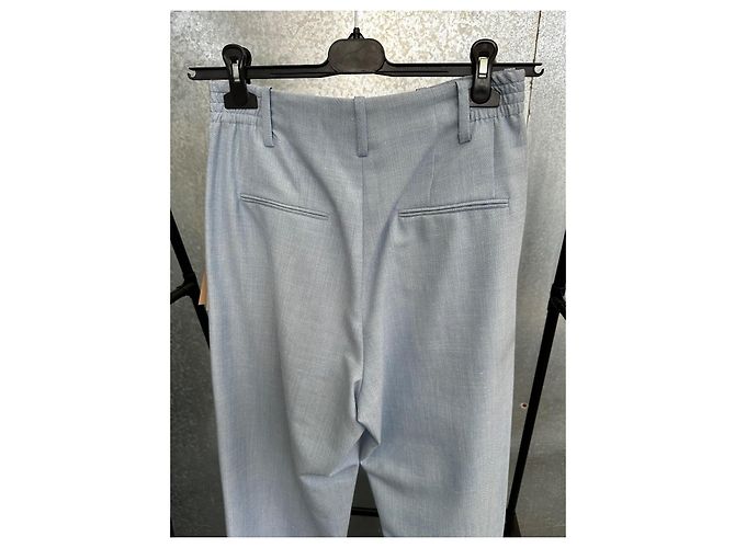 Calça Indress Azul de Lã - vista 4