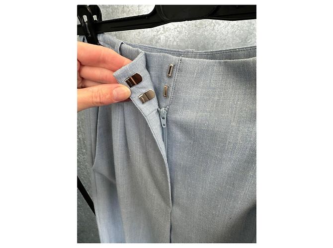 Calça Indress Azul de Lã - vista 6