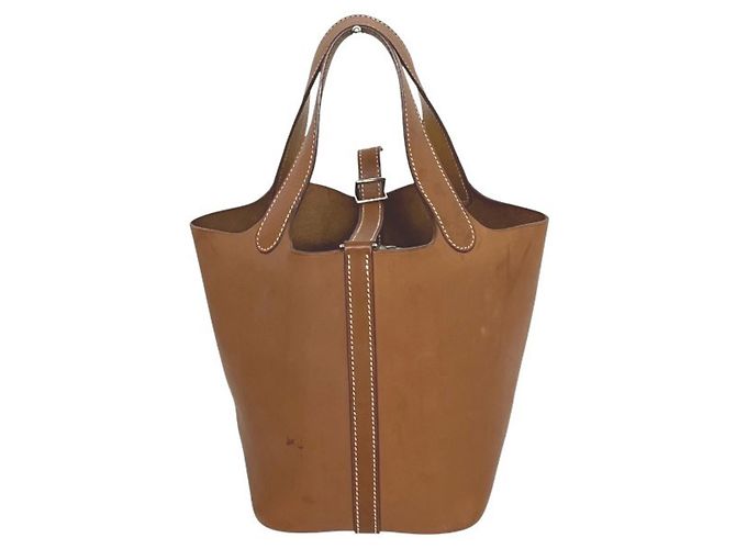 Borsa Tote Hermès Picotin Lock PM marrone - vista 2