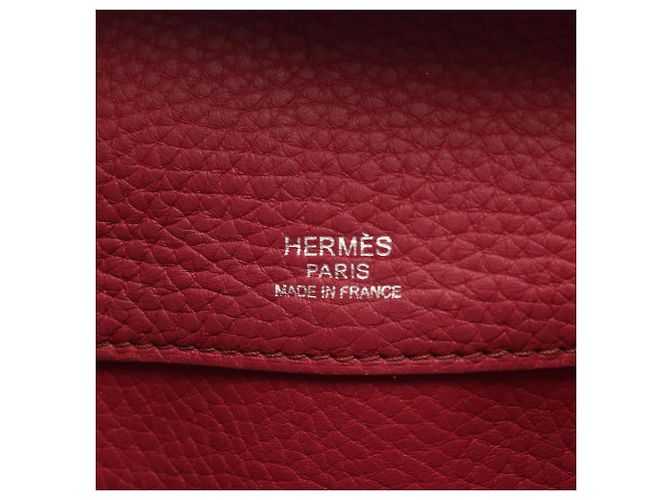 Borsa Hermès Atlas 35 in legno di rosa Marrone - vista 4