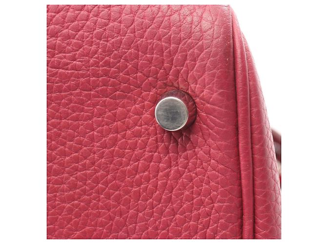 Borsa Hermès Atlas 35 in legno di rosa Marrone - vista 7