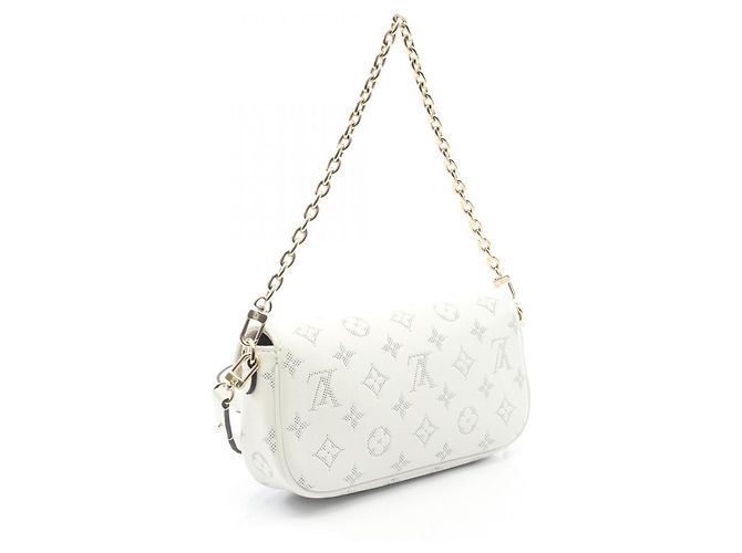 Portafoglio Louis Vuitton Ivy Monogram Flower con catena Bianco - vista 2