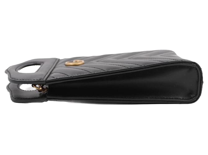 Gucci Borsa a mano Marmont Nero - vista 3