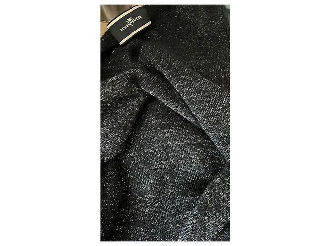 Pulôver By Malene Birger Preto e Prateado de Lã Prata - vista 6