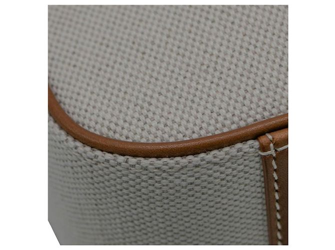 Saint Laurent Borsa Hobo Le 5 A 7 Beige in Pelle - vista 10