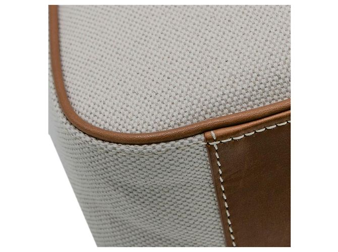 Saint Laurent Borsa Hobo Le 5 A 7 Beige in Pelle - vista 12