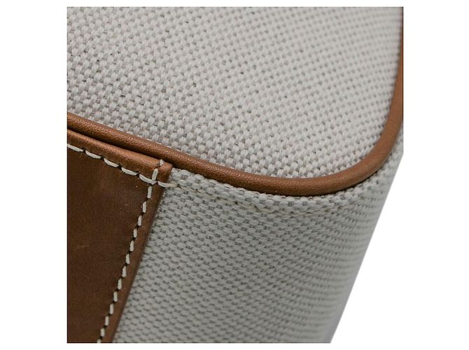 Saint Laurent Borsa Hobo Le 5 A 7 Beige in Pelle - vista 13