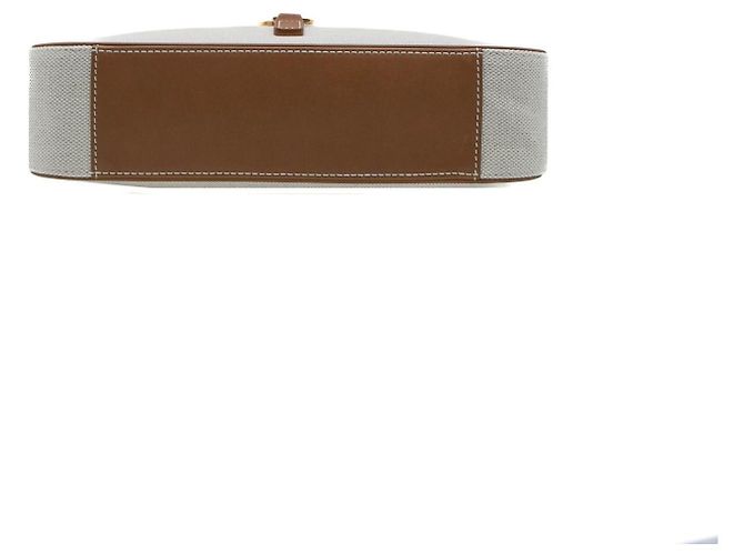 Saint Laurent Borsa Hobo Le 5 A 7 Beige in Pelle - vista 9