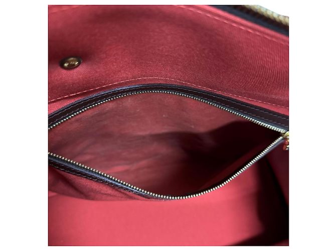 Bolsa Boston Damier Greenwich PM Louis Vuitton Marrom - vista 12