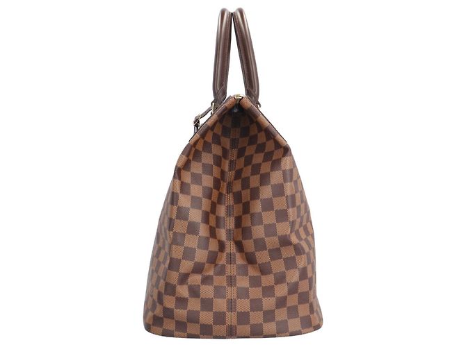 Bolsa Boston Damier Greenwich PM Louis Vuitton Marrom - vista 5