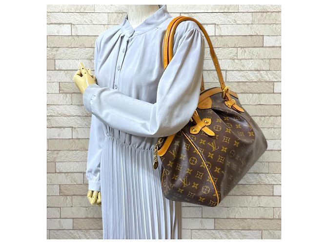 Borsa Tote Monogram Tivoli GM di Louis Vuitton Marrone - vista 2