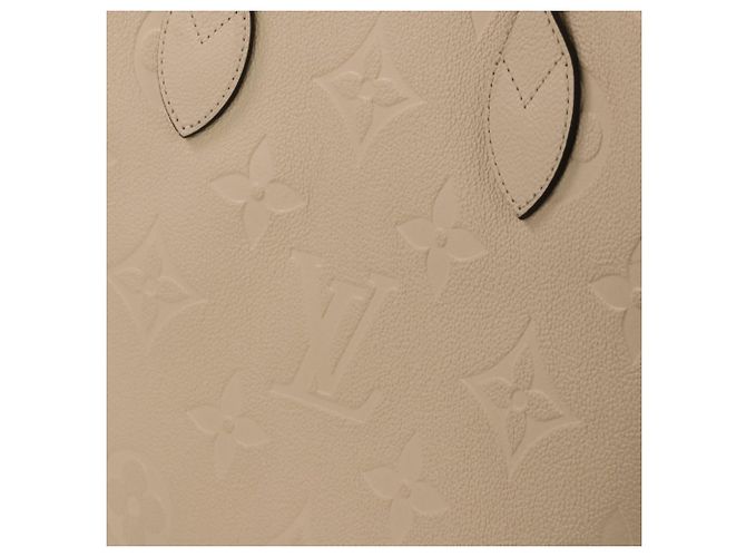 Borsa tote Neverfull MM in Monogram Empreinte Louis Vuitton Crudo - vista 12