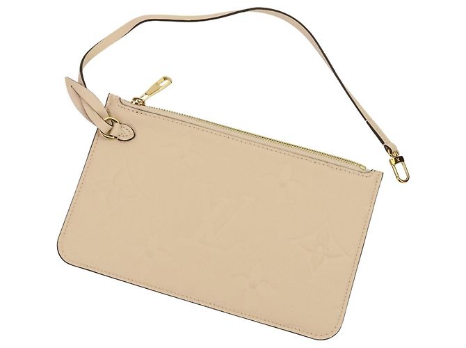 Borsa tote Neverfull MM in Monogram Empreinte Louis Vuitton Crudo - vista 14
