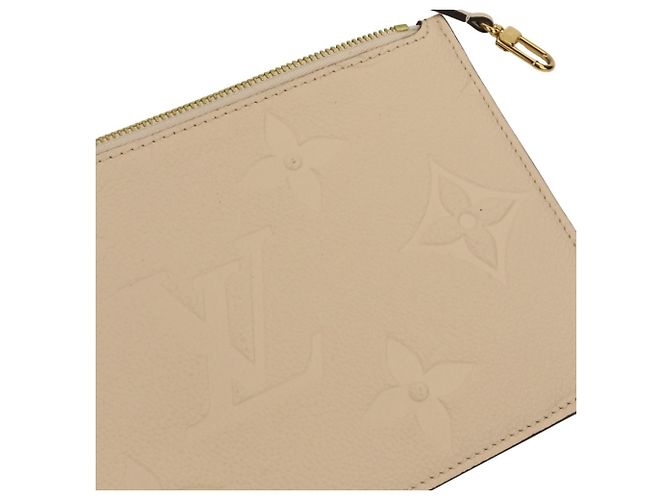 Borsa tote Neverfull MM in Monogram Empreinte Louis Vuitton Crudo - vista 15