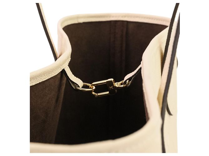 Borsa tote Neverfull MM in Monogram Empreinte Louis Vuitton Crudo - vista 6