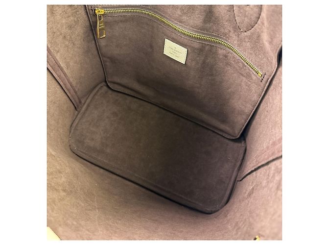 Borsa tote Neverfull MM in Monogram Empreinte Louis Vuitton Crudo - vista 7