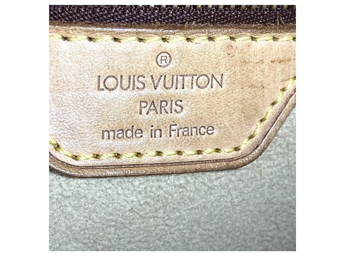 Borsa Tote Louis Vuitton Monogram Looping GM Marrone - vista 4