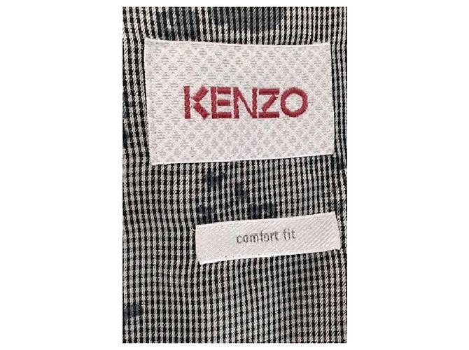 Kenzo Jaqueta de lã preta - vista 5