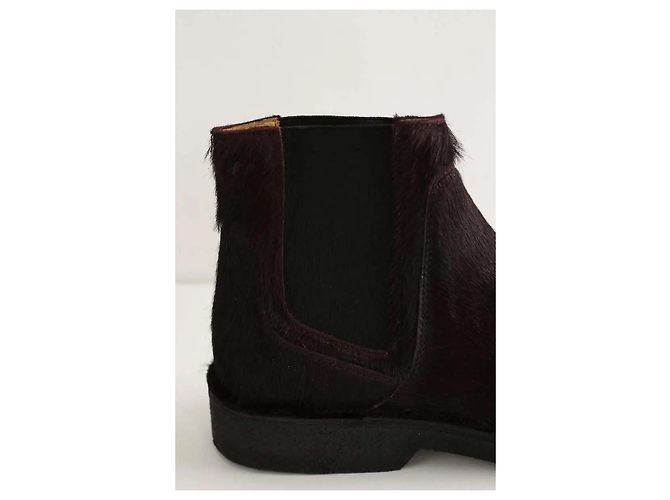 Apc Bordeaux Lederstiefel - Ansicht 4