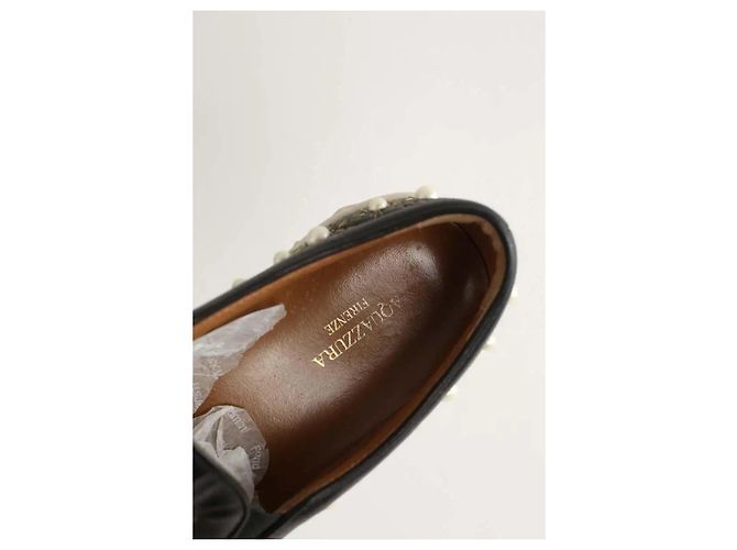 Aquazzura Schwarze Leder-Sneaker - Ansicht 5