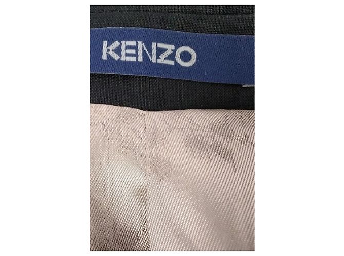 Kenzo Jaqueta de lã preta - vista 5