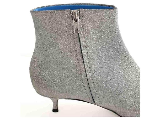 Balenciaga Stivali Knife argento - vista 4