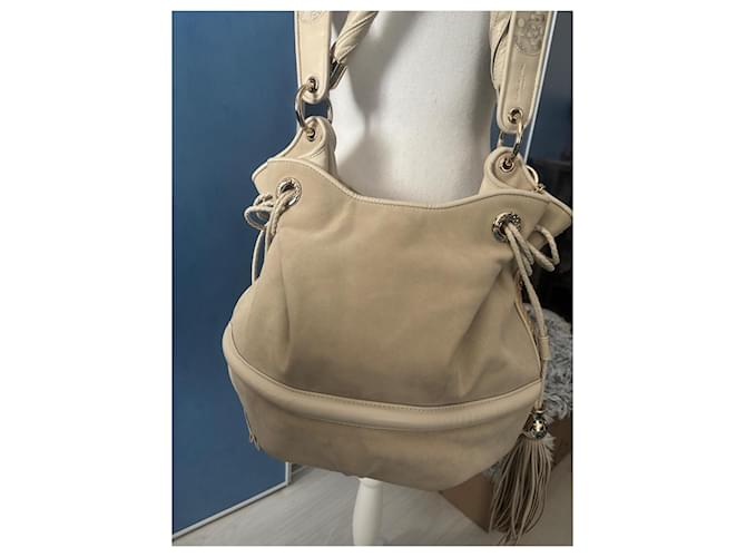 Borsa Lancel Brigitte Bardot beige - vista 3