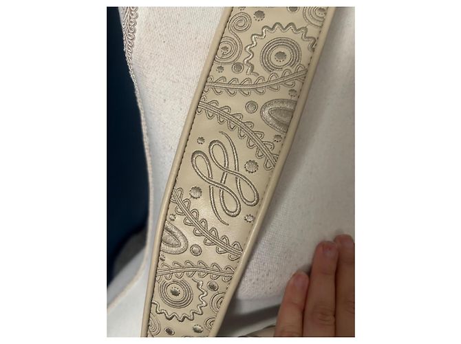 Borsa Lancel Brigitte Bardot beige - vista 4