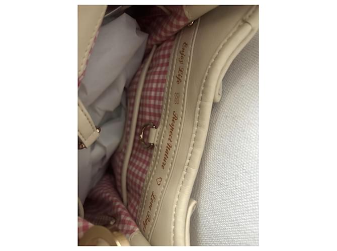 Borsa Lancel Brigitte Bardot beige - vista 5