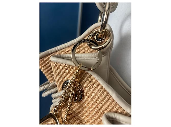 Borsa Lancel Brigitte Bardot beige - vista 9