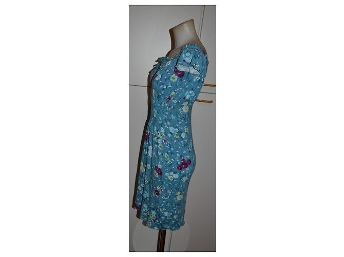 Liu.Jo Mini Kleid aus Baumwolle elastisch Größe 42 IT Mehrfarben - Ansicht 2