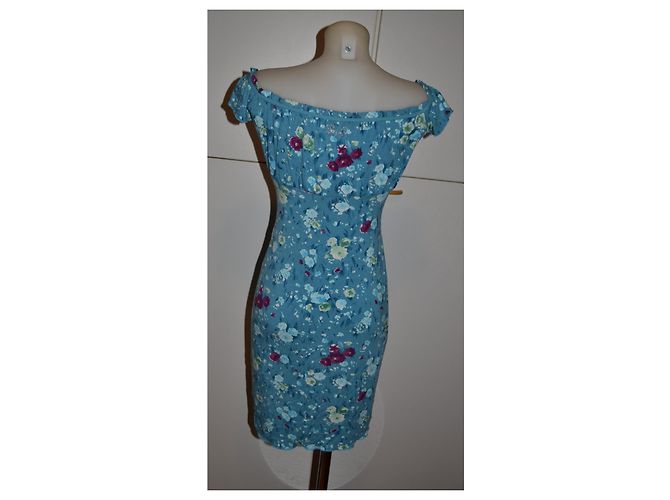 Liu.Jo Mini Kleid aus Baumwolle elastisch Größe 42 IT Mehrfarben - Ansicht 3