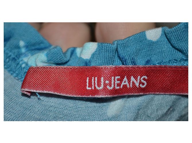Liu.Jo Mini Kleid aus Baumwolle elastisch Größe 42 IT Mehrfarben - Ansicht 4