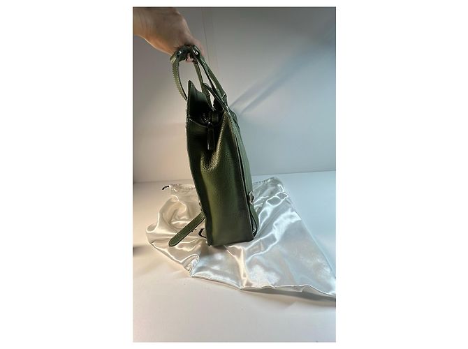 Borsa in pelle verde Furla - vista 3