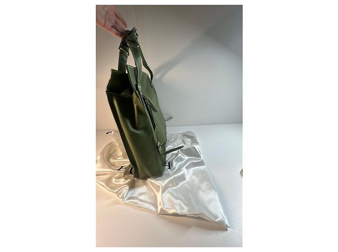 Borsa in pelle verde Furla - vista 5