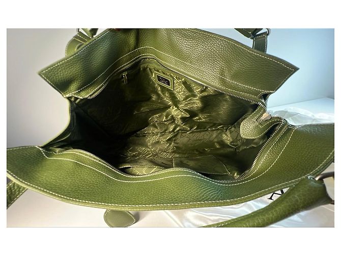 Borsa in pelle verde Furla - vista 7