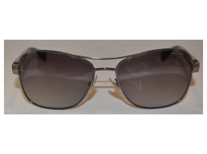 Ralph Lauren Aviator Sunglasses RA4119 Black Metal - view 2