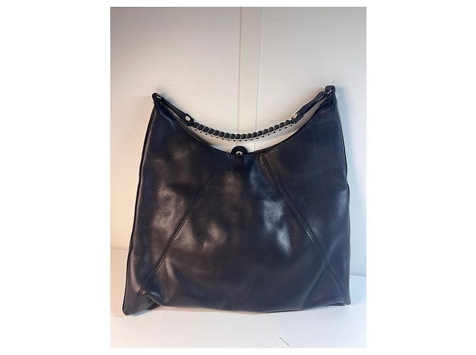 Borsa in pelle nera Charles Jourdan Nero - vista 4