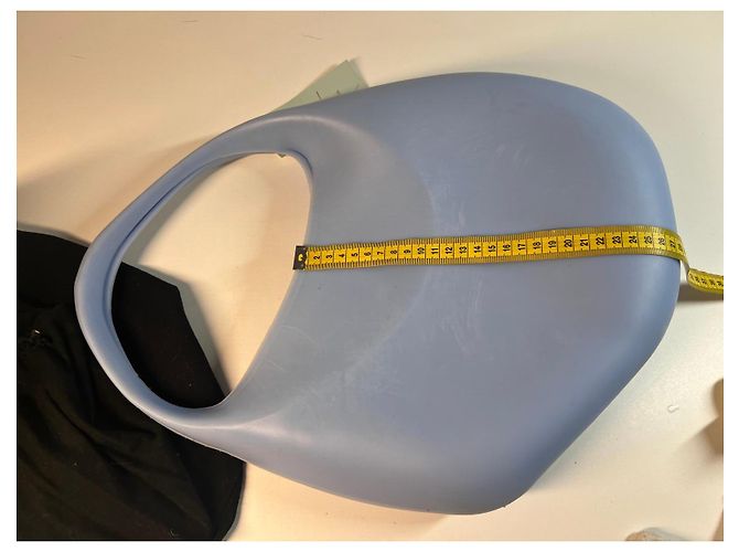 Borsa Thierry Mugler Le Bubble Blu - vista 17