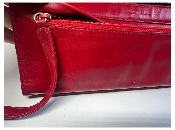 Pochette Lancel in pelle rossa Rosso - vista 10