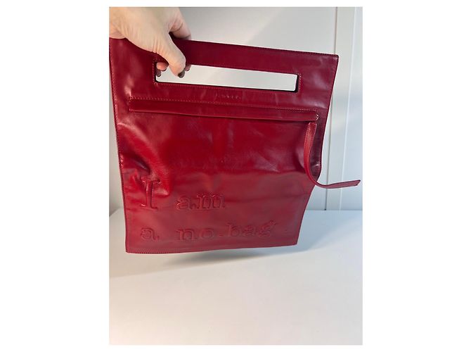 Pochette Lancel in pelle rossa Rosso - vista 11
