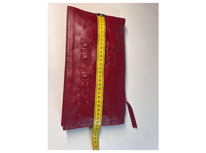 Pochette Lancel in pelle rossa Rosso - vista 14