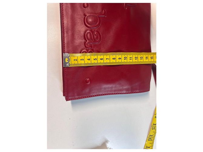 Pochette Lancel in pelle rossa Rosso - vista 15