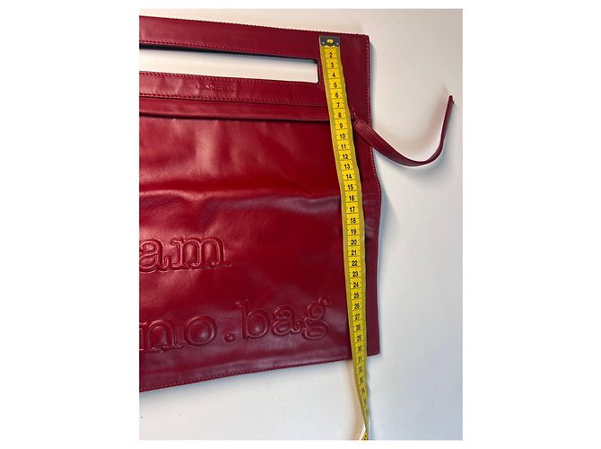 Pochette Lancel in pelle rossa Rosso - vista 16