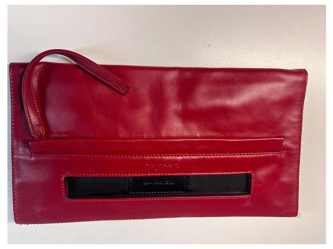Pochette Lancel in pelle rossa Rosso - vista 3