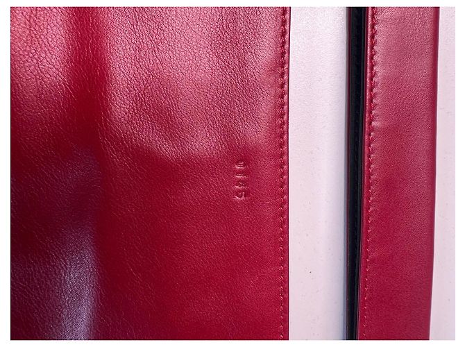 Pochette Lancel in pelle rossa Rosso - vista 7