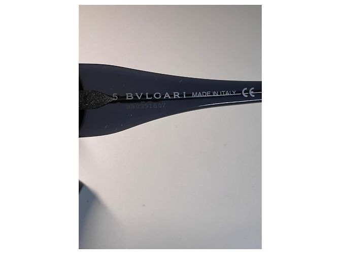 Bulgari Occhiali da sole Bvlgari decorati con cristalli Nero - vista 11