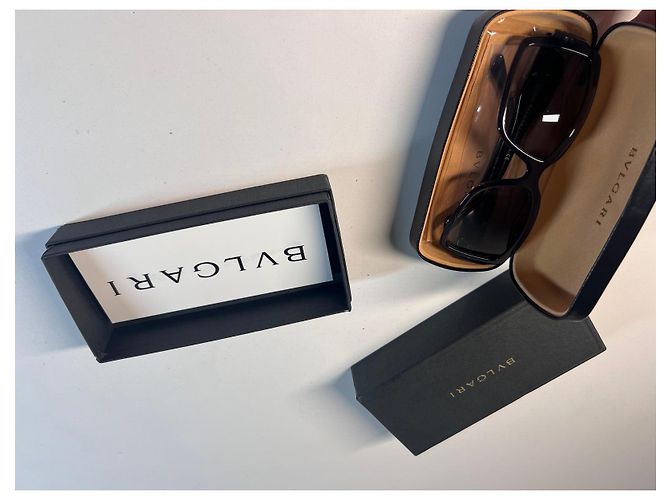 Bulgari Occhiali da sole Bvlgari decorati con cristalli Nero - vista 14