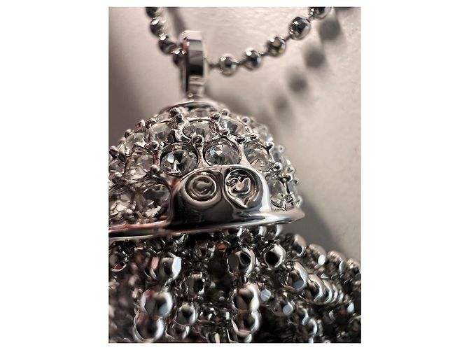 Collana Tassel Swarovski Argento - vista 7